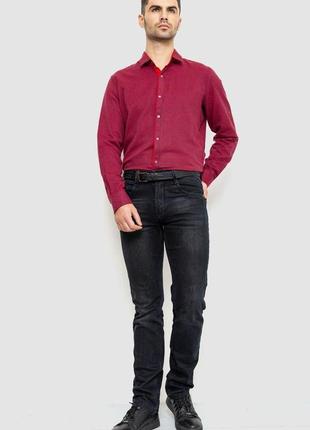 Рубашка мужская в клике байковая, цвет красно-синий3 фото