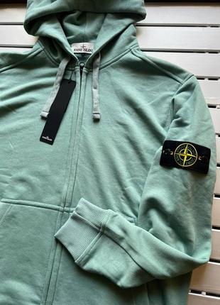 Зип худи stone island //; кофта стон айленд &lt;unk&gt; зепка стоник1 фото