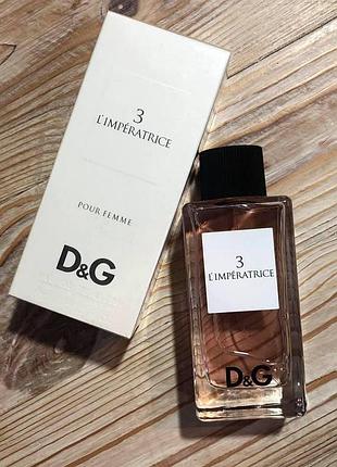 Dolce&gabbana anthology l`imperatrice 3, 100 мл, парфюм