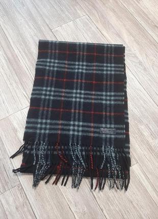 Оригинал! шарф burberrys burberry london lambswool в клетку оригинальный3 фото