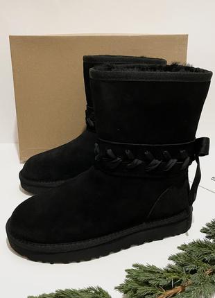 Ботинки зимние ugg classic lace boot 1103757 оригинал9 фото