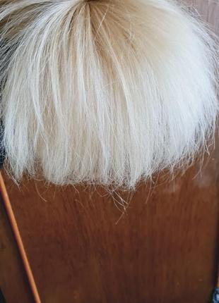 Накладка топпер макушка челка 100% натуральный волос5 фото