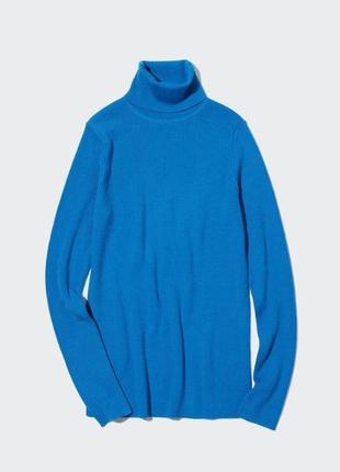 Гольф uniqlo блакитний з вовни