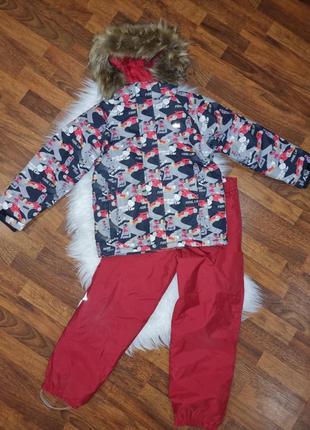 Зимний термо комбинезон 146см