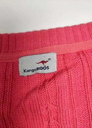 Джемпер женский розового цвета на пуговицах от бренда kangaroos l xl4 фото