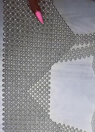 Роскошный лиф из жемчуга люкс