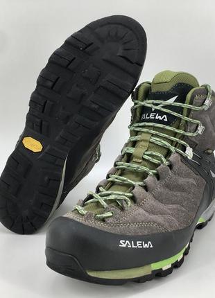 Мужские кожаные ботинки берцы salewa trainer gtx gore-tex 44 оригинал2 фото