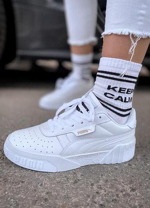 Кросівки puma cali white кросівки кеди кеді
