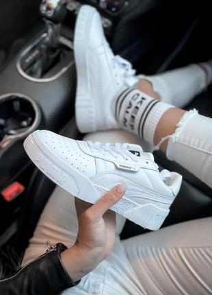 Кроссовки puma cali white кросівки кеды кеди4 фото