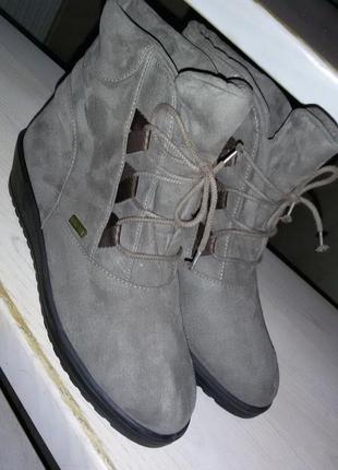 Утепленные ботиночки бренда romika (romi-tex) размер 38 (24,5 см)