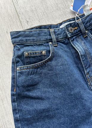 Новые джинсы мом с завиженной талией   34 размер xs2 фото
