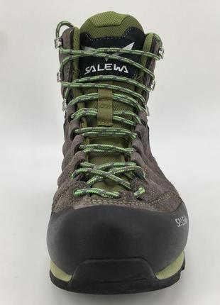 Мужские кожаные ботинки берцы salewa trainer gtx gore-tex 44 оригинал9 фото