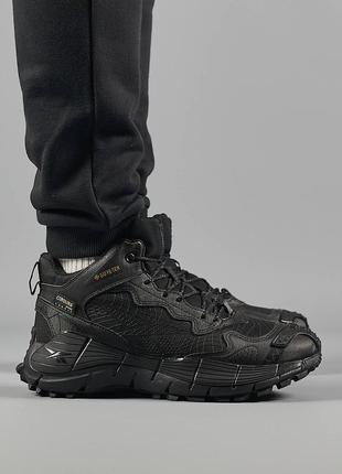 Шикарні зимові кросівки "reebok zig kinetica 2 edge gore-tex x corbura fur winter"