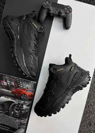 Шикарні зимові кросівки "reebok zig kinetica 2 edge gore-tex x corbura fur winter"8 фото