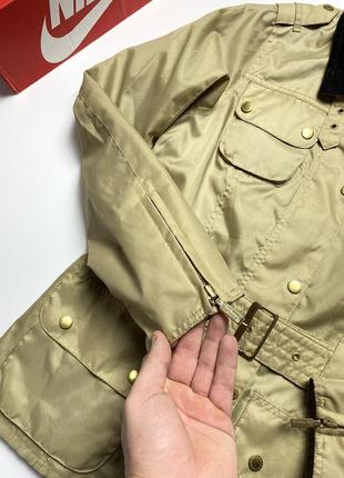 Женская куртка barbour international rain jacket!6 фото