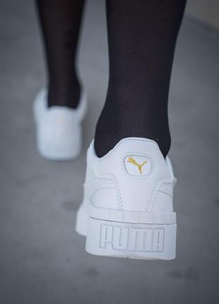 Кроссовки puma cali white кросівки кеды кеди3 фото