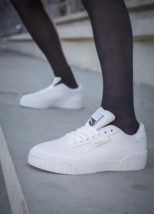 Кроссовки puma cali white кросівки кеды кеди7 фото