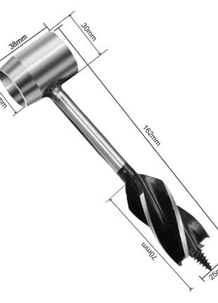 Шнековая дрель шнековое сверло 25 мм ручное сверло для выживания в лесу и туризма (1735)6 фото