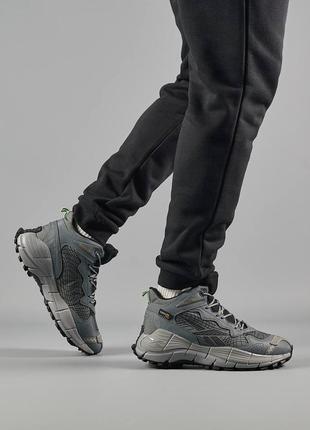 Шикарные зимние кроссовки "reebok zig kinetica 2 edge gore-tex x corbura fur winter"4 фото