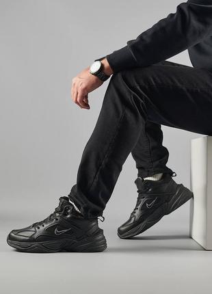 Шикарні зимові кросівки "nike m2k tecno mid fur winter"4 фото