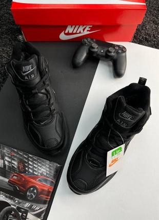 Шикарні зимові кросівки "nike m2k tecno mid fur winter"6 фото
