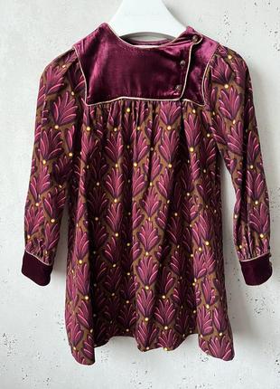 Платье вельветовое детское zara