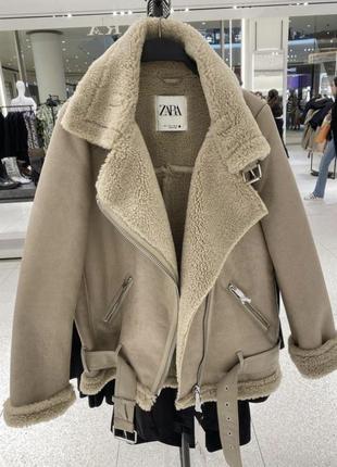 Дублёнка zara