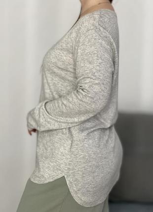 Базовый удлиненный пуловер No38max9 фото