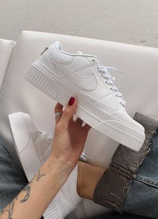 Кроссовки женские nike court legacy white