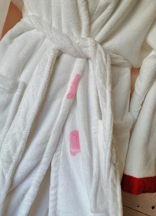 М'який ніжний халат мікрофібра з дефектами друкарської фарби мягкий нежный халат микрофибра с дефект7 фото