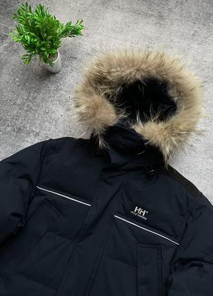 Мужской пуховик/ парка helly hansen down himalayan ski parka!5 фото