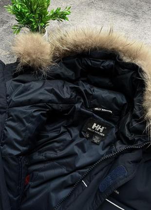 Мужской пуховик/ парка helly hansen down himalayan ski parka!8 фото