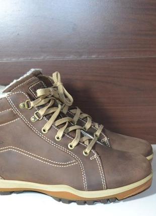 Ecco hidromax 38р ботинки зимние кожаные на меху. оригинал1 фото