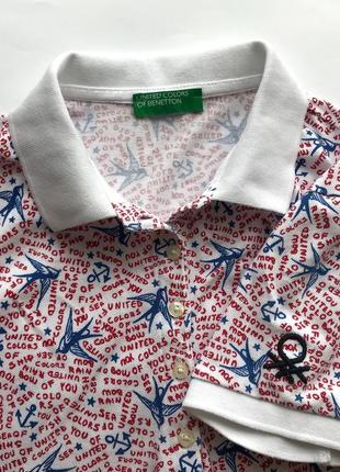 United colors of benetton оригінальна жіноча футболка поло