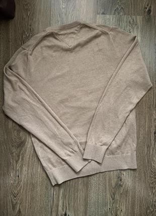 Брендовий светр,джемпер з котону та кашеміру tommy hilfiger2 фото