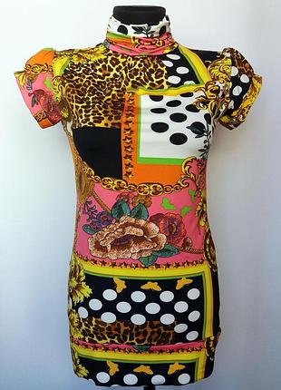 Суперціна. стильна блуза, принт. туреччина. нова, р. 42-44