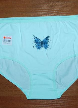 Трусики висока посадка 3хл донелла donella широкий бок хіпстери брифи метелик