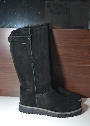 Legero gtx 38р сапоги кожаные зимние на меху. оригинал ботфорды