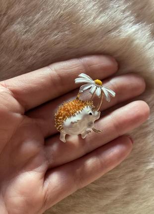 Брошка пін їжачок