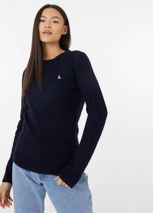 Светр вовняний джемпер пуловер jack wills tinsbury merino wool реглан кофта свитер шерстяной1 фото