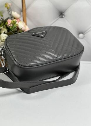 Серый клатч, сумка женская кросс-боди4 фото