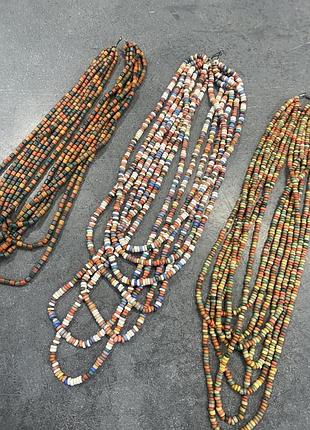 Керамическое ожерелье ручной работы