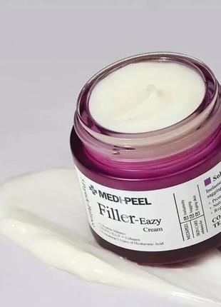 Зміцнювальний крем-філер з пептидами та egf від зморшок medi peel filler eazy cream 50 ml1 фото