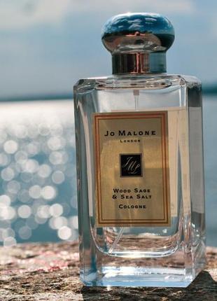 Jo malone wood sage & sea salt cologne (джо малон вуд сейдж дерево и соль)