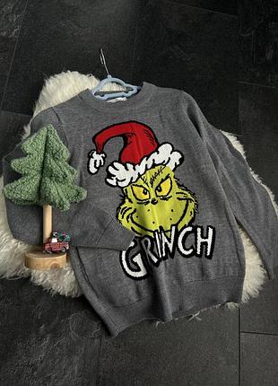 Новогодняя кофточка с grinch reserved 134 рост 160 грн