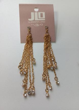 Сережки від бренду jlo1 фото