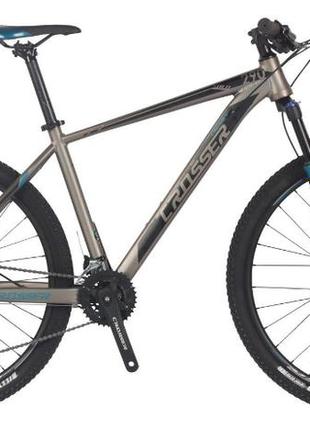 Велосипед найнер crosser solo 29" (рама 19, 3*8) hidraulic shimano altus сіро-синій