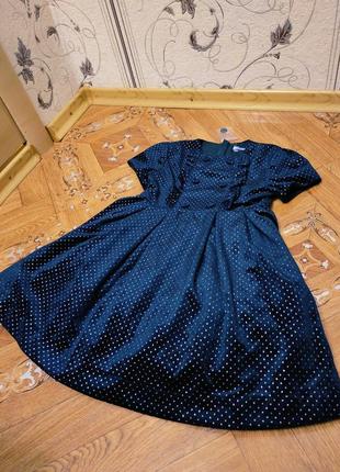 Mayoral синя блискуча велюрова сукня для принцеси4 фото