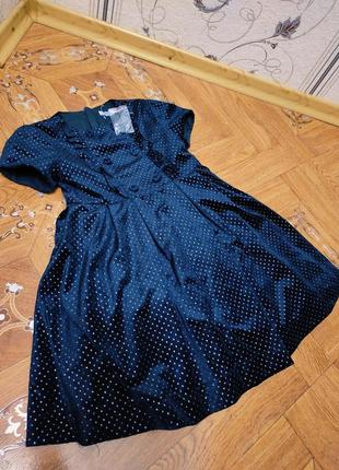 Mayoral синя блискуча велюрова сукня для принцеси3 фото
