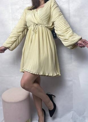 Платье плиссе нарядное праздничное